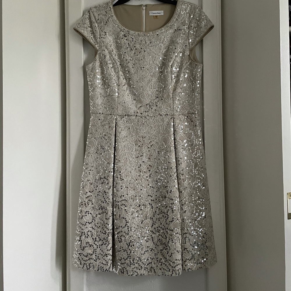 Calvin Klein Sequin Dress size 10